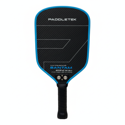 Bantam GTO-C 14.3mm Cold Pressed STEEL TWIST WEIGHT& BALANCE SYSTEM RAW Carbon Fiber CARBON Pickleball Paddle